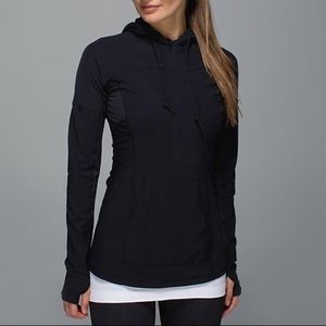 Stretch half zip